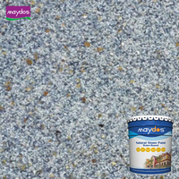 Maydos Revêtement Mural en Béton Effet Faux Marbre Lisse Texturé pour Extérieur