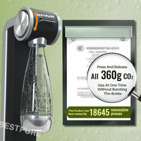Bouteille de carbonatation de 1 L compatible avec le carbonateur de CO2 de 60 L, machine à eau gazeuse, appareil à eau pétillante, prix du design