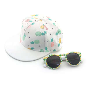 Gorra de Béisbol Snapback con Logotipo Personalizado, Gorra Infantil con Estampado de <span class=keywords><strong>Ballena</strong></span>, Sombreros para Bebés, Gafas de Sol de Plástico para Niños, Juego de Sombreros y Gafas de Sol - Product Image 6