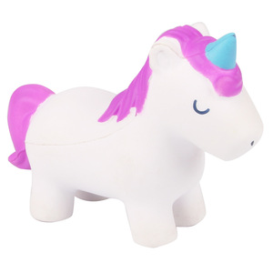 Unicorn <b>Squishy</b> Toy Pu Material Slow Rebound Fidget Toy For Kids 2 To 4 Years Unisex - Product Image 4