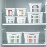 Boîte de rangement pour réfrigérateur, cuisine, préparation alimentaire, conservation des aliments de qualité alimentaire, fruits, légumes, œufs, organisateur de congélateur, plastique