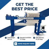 Presse à filtre manuelle XMQ2 380 pour la déshydratation de boues en petites séries, personnalisable en usine