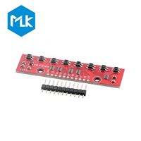 Module de capteur de suivi IR 8 canaux MLK, carte de détection de trajectoire infrarouge 8 CH, détecteur DIY pour voiture intelligente Arduino