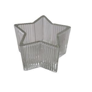 Portavelas de cristal en forma de estrella hecho a mano, artesanía de madera para bodas, uso doméstico, adornos de regalo para el Día de San Valentín, otras velas - Product Image 2