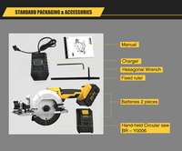 Electricity Cordless Other Power Saws Wood Cutting Tools Hand Plunge Track Mini Battery Electric Circular Saw Machines