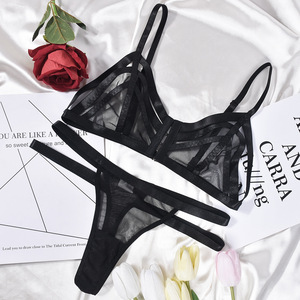 Lingerie Women's Sets With Hollow Out Lace Strap Lingerie Two Piece Set - Product Image 4