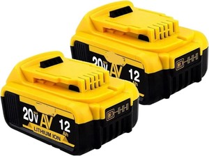 Batería de Iones de Litio de Repuesto de 20V 5Ah 6Ah 8Ah 12Ah para Dewalt DCB180 DCB181 DCB182 DCB184 DCB200 DCB201 DCB204, Batería de Litio de 18V - Product Image 3