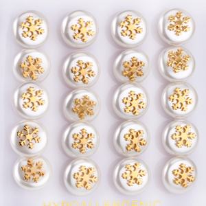 Boucles d'oreilles en perles de haute qualité, bijoux en or, boucles d'oreilles en acier inoxydable - Product Image 6