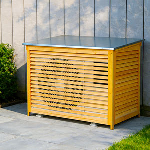 Panneaux de clôture extérieurs sans creuser, écran de jardin en bois pour climatiseur, pour poubelles de jardin, climatiseur, <span class=keywords><strong>composteur</strong></span> - Product Image 1