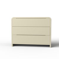 Defujiabao minimaliste nordique blanc commodes en bois commode de chambre bébé pépinière stockage commode meubles