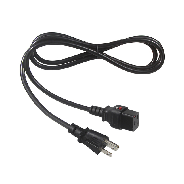110 Volt Power Cord C19 Locked 110V American Ac Plug C19 Lockable 3 Pin Female Connector Cable