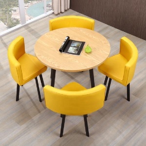 Dining Room Furniture European Style Carving Round Dining Table With Chairs Marble Dining Table Set 4 Chairs