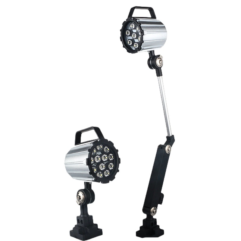 Industrial IP65 Waterproof 7W 9.5W 110V 220V Flexible Arm LED CNC Work Light for Lathe