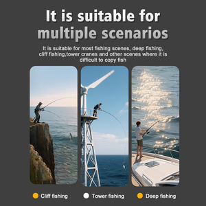 Anzuelo de pesca de apertura automática para operación con una sola mano, pesca en aguas profundas - Product Image 5