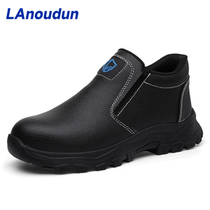 Zapatos <span class=keywords><strong>de</strong></span> seguridad LAnoudun <span class=keywords><strong>de</strong></span> corte medio para hombre, con puntera <span class=keywords><strong>de</strong></span> acero, parte superior <span class=keywords><strong>de</strong></span> microfibra, suela <span class=keywords><strong>de</strong></span> goma resistente a pinchazos, con cordones, botas <span class=keywords><strong>de</strong></span> <span class=keywords><strong>trabajo</strong></span>. - Product Image 1