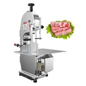 Industrial Mini Meat Bone Saw Slicer Cutting Machine Home Deli Frozen Meat Food Slicer Machine Frozen Meat Processing Machine