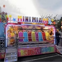8 sièges Portable Mini Miami Trip Ride Fairground Manege pour enfants Adventure Park & Daycare Amusement Carnaval Jeux