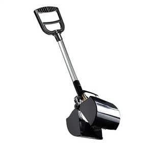Recogedor de excrementos de perros portátil de aluminio de 70cm de largo al por mayor recogedor sanitario de excrementos de mascotas para gatos recogedor de excrementos de perros portátil - Product Image 2