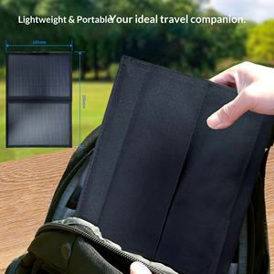 Pannello Solare Pieghevole Portatile 14W per Campeggio e Emergenze, Alimentatore Fotovoltaico per Ricarica Solare - Product Image 2