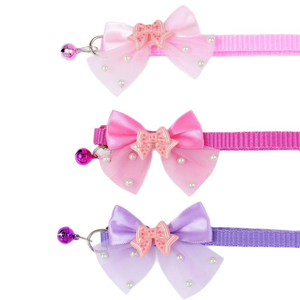 <span class=keywords><strong>Collar</strong></span> Ajustable de Poliéster para Perro, Color Rosa Sólido, con Lazo de Corazón, para Perros Pequeños, <span class=keywords><strong>Collar</strong></span> para Exteriores - Product Image 5