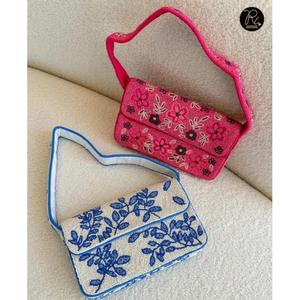 Sac à main élégant et léger en perles, design compact pour femmes, idéal pour les mariages, les galas, les fêtes et autres occasions spéciales - Product Image 1