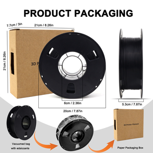 Metal Replacement PA6-CF Filament 1.75mm 1kg Carbon Fiber Nylon High Rigidity Engineering Material PA6 <b>3D</b> <b>Printer</b> Filament - Product Image 6