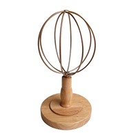 Nouvelle Arrivée : Porte-chapeaux en fer forgé avec base en bois, design détachable, type sur pied non pliable pour manteaux et casquettes