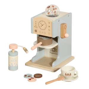 Simulation en bois pour enfants jeu de rôle Dessert Machine à café jeu éducatif semblant jouer cadeau cuisine jouets pour garçons filles - Product Image 1