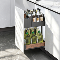 ARTSTEEL Organisateur de tiroir à épices et assaisonnements de cuisine multifonctionnel 3 faces en alliage d'aluminium durable et écologique – Garantie 1 an