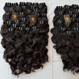 Paquets de Cheveux Brésiliens Cheveux Humains Non Transformés du Temple Indien, Fournisseurs de Cheveux Crus Vietnamiens Alignés sur Cuticules - Product Image 2