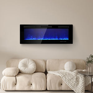 <span class=keywords><strong>Chimenea</strong></span> Eléctrica KONWIN <span class=keywords><strong>de</strong></span> <span class=keywords><strong>Pared</strong></span> y <span class=keywords><strong>de</strong></span> Pie, Inserto <span class=keywords><strong>de</strong></span> <span class=keywords><strong>Chimenea</strong></span> <span class=keywords><strong>de</strong></span> 50 Pulgadas con Control Remoto, Calentador <span class=keywords><strong>de</strong></span> Ambiente - Product Image 4