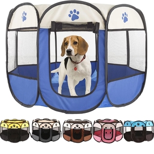 ที่มีคุณภาพสูงแบบพกพาพับ Pop Up สุนัข Playpen ที่ถอดออกได้ตาข่าย<span class=keywords><strong>ป</strong></span>ก - Product Image 3
