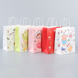 Best Selling Custom Kraft Paper <b>Bags</b> with Lamination and Digital Printing for Sushi Take Away Sold in Wholesales with Own Logo - Product Image 2