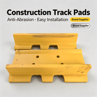 Plaquettes de chenilles en acier robustes OEM pour bulldozer CAT D8R, pièces de rechange pour train de roulement, patins de chenilles, pièces de machines de construction