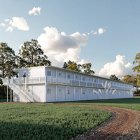 Maison Conteneur Moderne TOPPRE, Résistante aux Ouragans, Maison Conteneur Démontable, Maison Préfabriquée Modulaire, Grand Projet de Maison Conteneur