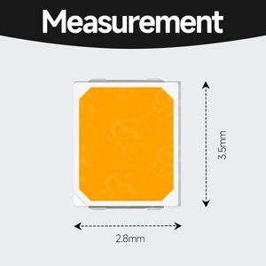 Chip <span class=keywords><strong>LED</strong></span> <span class=keywords><strong>SMD</strong></span> 2835 6V 1W 10000-15000K 75-85LM 150mA en Oferta - Product Image 2