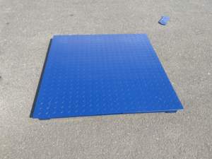 Zhuoyuan timbangan kecil 1000kg-5000kg, timbangan lantai Platform elektronik dengan indikator - Product Image 2