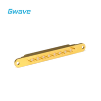 GPPO Mini-SMP Macho Conector RF de 8 canales Latón DC 40GHz para aplicaciones de PCB y RF