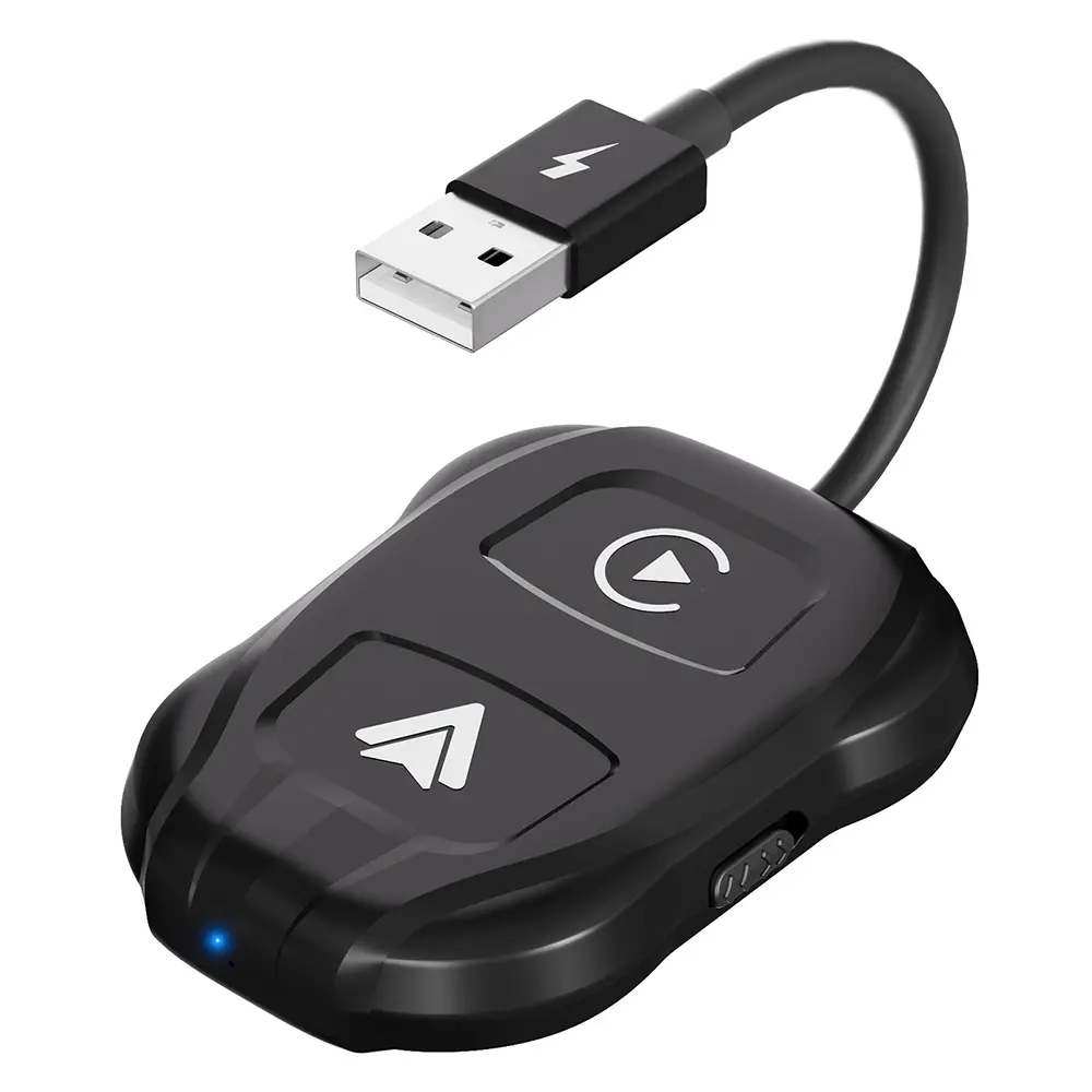 Drahtloser CarPlay-Autoadapter 2 in 1 Multifunktions-USB-Kartenleser tragbare AI-Box für Apple