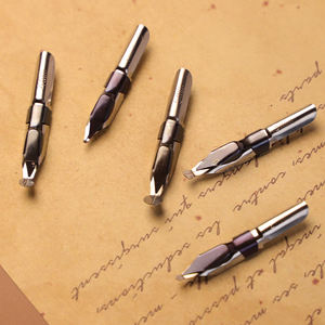 Fabrication en gros de plumes de stylo d'art de <span class=keywords><strong>dessin</strong></span> comique plumes flexibles remplaçables personnalisées pour le stylo <span class=keywords><strong>plume</strong></span> de <span class=keywords><strong>calligraphie</strong></span> - Product Image 6