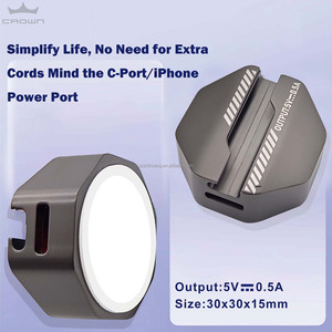 <span class=keywords><strong>Chargeur</strong></span> sans fil pour <span class=keywords><strong>Apple</strong></span> Smart Watch, type C, en alliage d'aluminium, avec <span class=keywords><strong>bloc</strong></span> de charge magnétique, sortie 2,5 W - Product Image 4