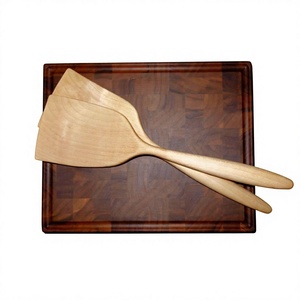Espátula de Madera Maciza de Estilo Chino, Duradera y Ecológica, Utensilio de Cocina de Madera Natural - Product Image 1