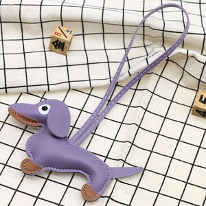 Hot Sale Custom Dog Designer Pu Leather Key Chain <b>Bag</b> Charm Pendant High Quality Car Keyring Luxury Leather KeyChain - Product Image 6