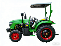 Tracteur agricole New Holland 80 CV à bas prix, 4x4, tracteur autonome, labourage avec coupe-herbe et charrue