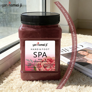 <span class=keywords><strong>Sel</strong></span> de bain à l'aloe vera parfumé à la <span class=keywords><strong>rose</strong></span>, gommage corporel aux <span class=keywords><strong>bienfaits</strong></span> relaxants pour un nettoyage en profondeur, un blanchiment et une élimination des peaux mortes, utilisation en spa - Product Image 3
