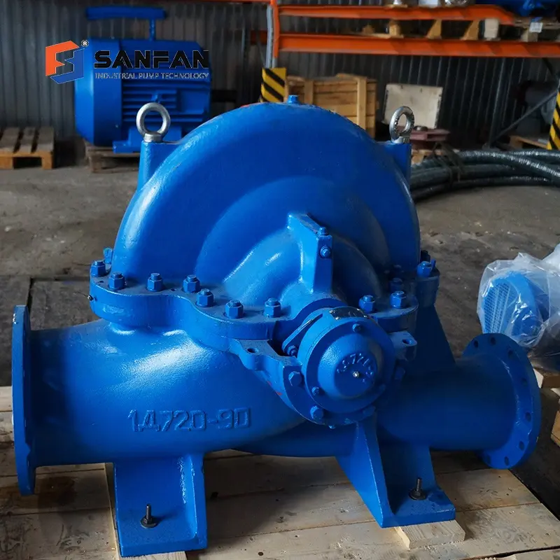 Motor Engine Irrigation water 6 inch 200 m3/h capacity diesel high flow multistage horizontal marine centrifugal pump