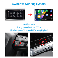 Exploter LVDS RGB Wireless CarPlay Android Auto Interface pour AUDI A6 A7 A8 Q6 Q7 Q8 avec double écran 2019-2025