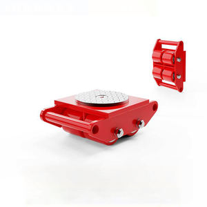 मशीनरी स्वेट ट्रॉली पु व्हील गोदाम भारी शुल्क उपकरण चलती मशीन परिवहन कार्गो टैंक ट्रॉली - Product Image 6