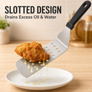 Espátula de cocina para asar, teppanyaki, pescado frito, hamburguesas, bistecs, panqueques, fideos, antideslizante, resistente a altas temperaturas - Product Image 3
