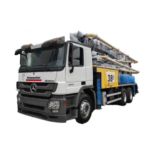 달성 Putzmeister 38.5M 엔드 호스 길이 최대 4 M 초 손 펌프 트럭 신제품의 도매 M38-5Rz 콘크리트 펌프 트럭